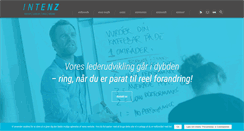 Desktop Screenshot of intenz.dk